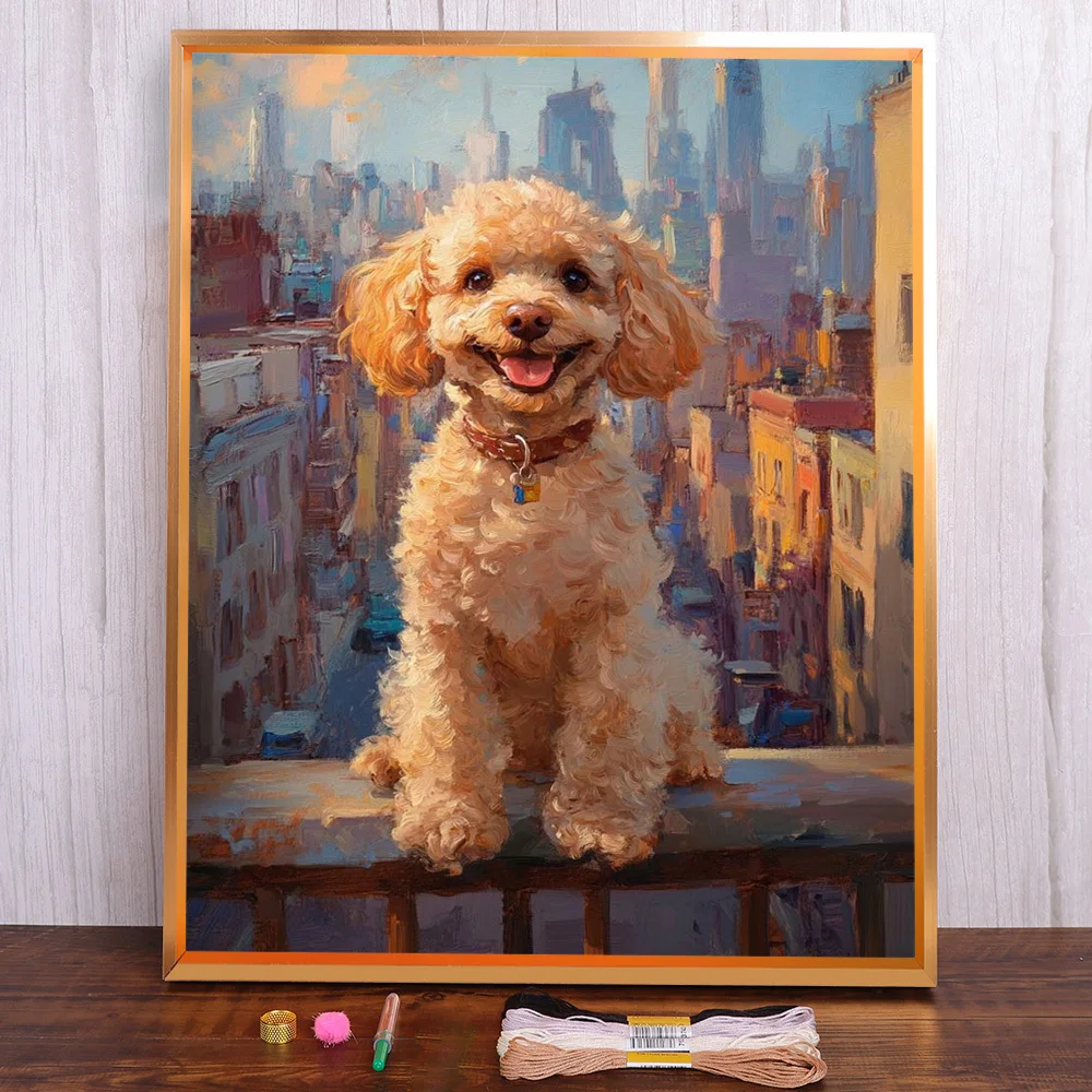 Animal Pet Dog Printed Canvas 11CT Cross Stitch Full Kit Embroidery Craft Needlework Handmade Handicraft Mulina Package Jewelry
Animal Pet Dog Printed Canvas 11CT Cross Stitch Full Kit Embroidery Craft Needlework Handmade Handicraft Mulina Package Jewelry