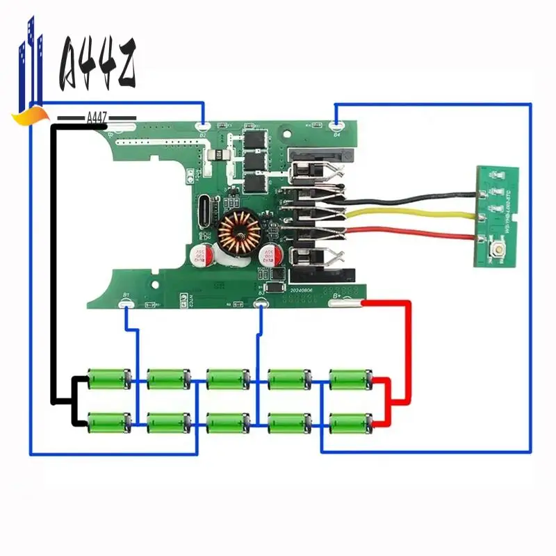 A44Z-DCB200 Li- Battery Plastic Case 10 Hole Box Protection Circuit Board PCB For 20V Lithium Battery DCB112 DCB118
A44Z-DCB200 Li- Battery Plastic Case 10 Hole Box Protection Circuit Board PCB For 20V Lithium Battery DCB112 DCB118