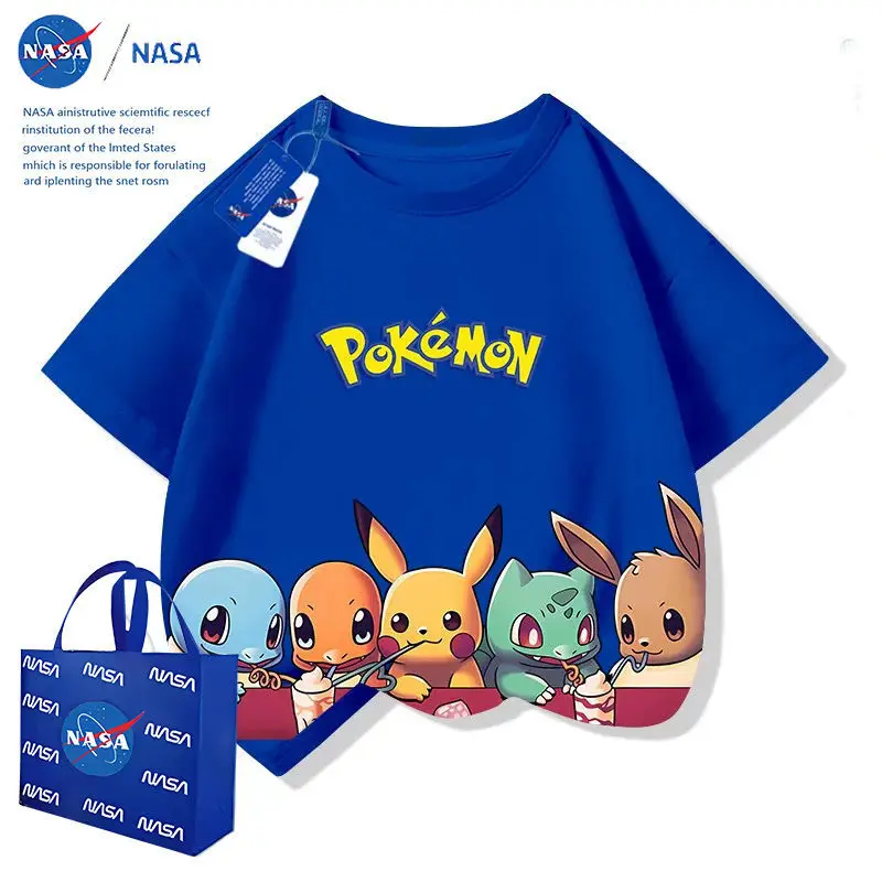 Cosplay Costume Anime Pokémon Pikachu T-shirt Short Sleeve Clothing Summer Cute Cartoon Trend Boy Girl Clothing Half Sleeve Top
Cosplay Costume Anime Pokémon Pikachu T-shirt Short Sleeve Clothing Summer Cute Cartoon Trend Boy Girl Clothing Half Sleeve Top