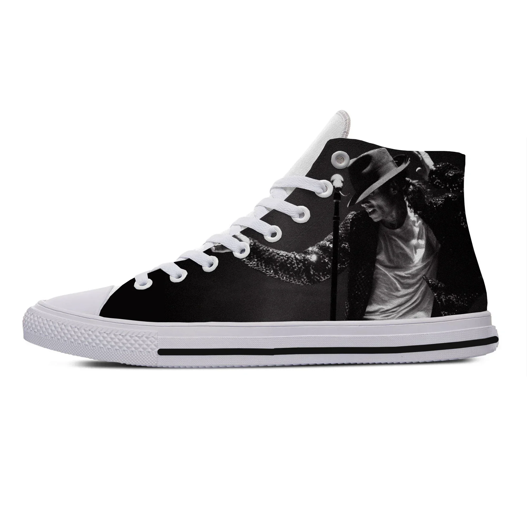 Hot Men Women Hip Hop Fashion Shoes Summer New Mens King of Pop Michael Jackson Lightweight Breathable Comfortable Canvas Shoes
Hot Men Women Hip Hop Fashion Shoes Summer New Mens King of Pop Michael Jackson Lightweight Breathable Comfortable Canvas Shoes
