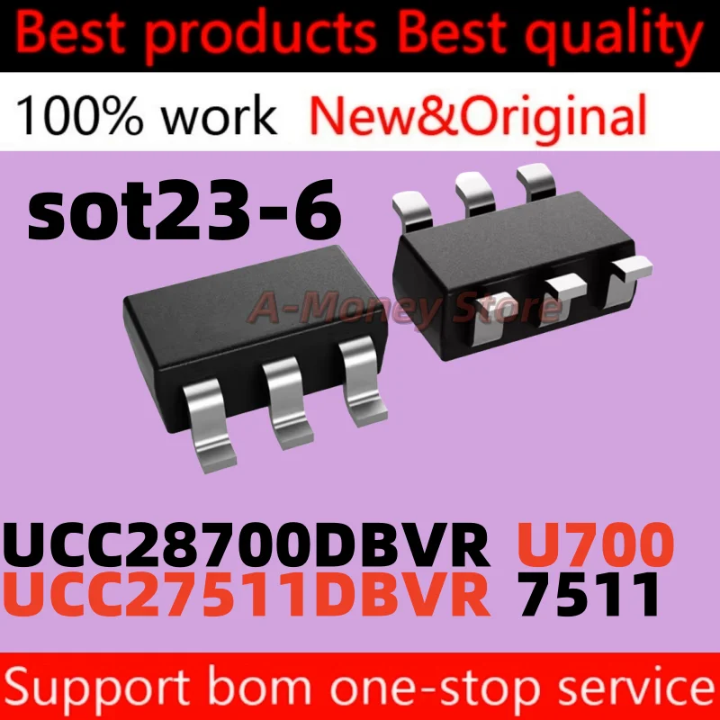 (10pcs)UCC28700DBVR UCC28700 U700 UCC27511DBVR UCC27511 7511 sot23-6
(10pcs)UCC28700DBVR UCC28700 U700 UCC27511DBVR UCC27511 7511 sot23-6