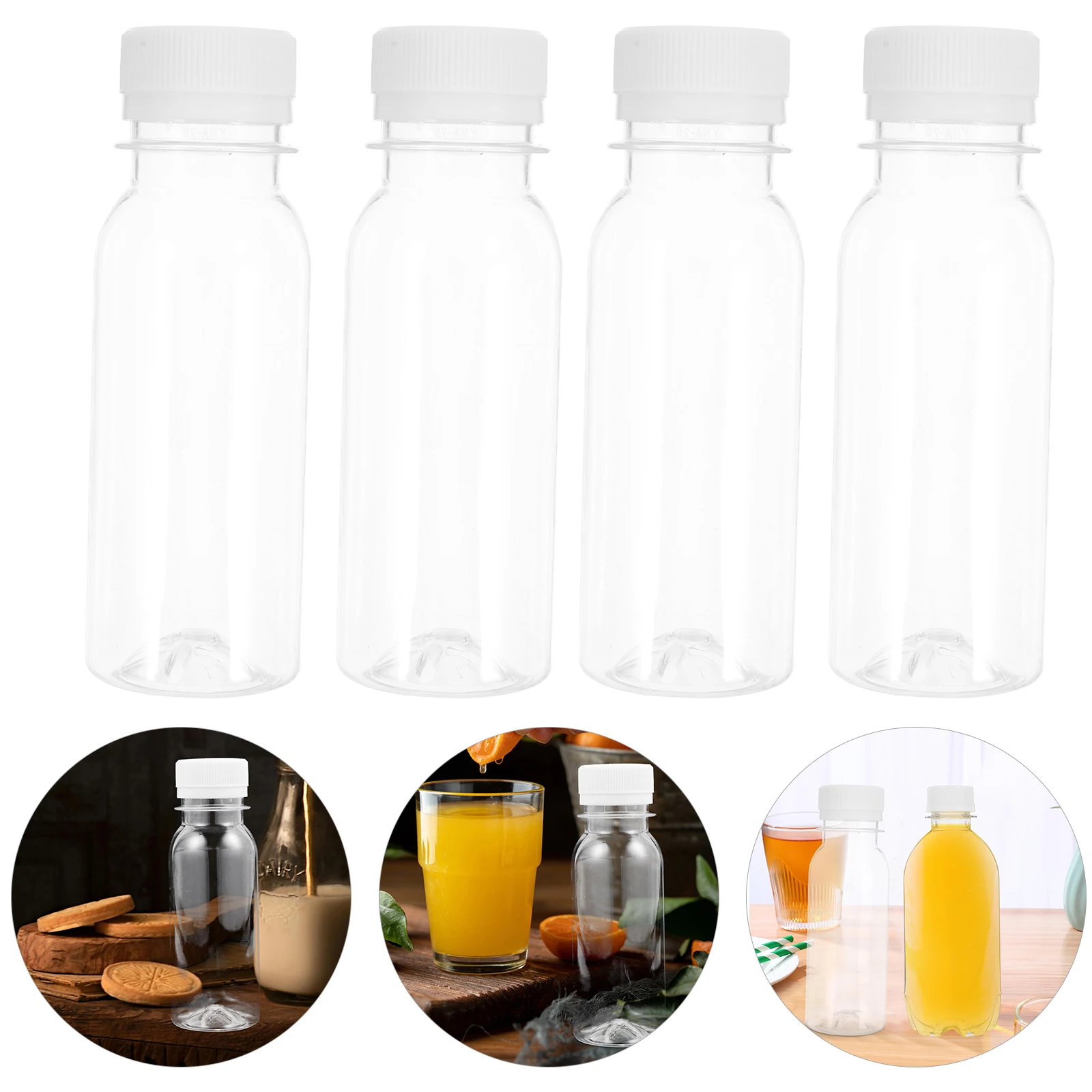 15 pcs Milk Bottles Clear Plastic Juice Water Storage Sealing Transparent Coffee Baby Beverage Container Flat Bottom Classroom
15 pcs Milk Bottles Clear Plastic Juice Water Storage Sealing Transparent Coffee Baby Beverage Container Flat Bottom Classroom