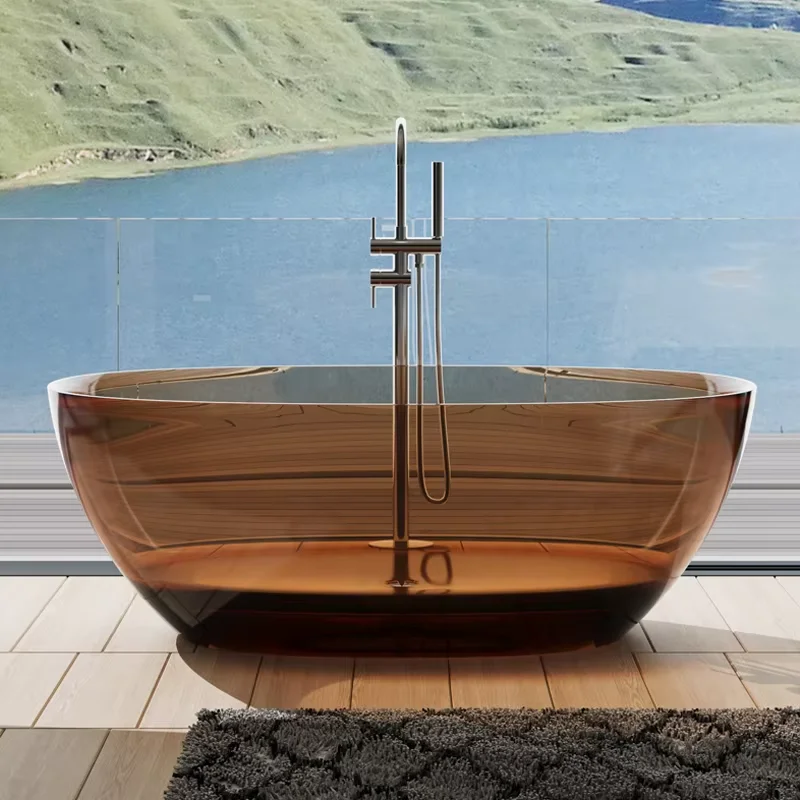 Luxury Freestanding Bathtub 1.8m Transparent Artificial Stone Solid Surface Indoor Outdoor Freestanding Bathtub
Luxury Freestanding Bathtub 1.8m Transparent Artificial Stone Solid Surface Indoor Outdoor Freestanding Bathtub