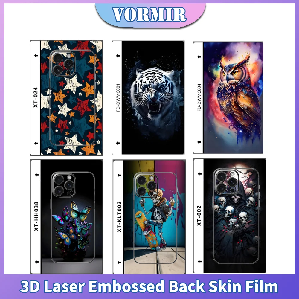 50 шт. 3D многослойная тисненая пленка для задней панели телефона на заказ, рельефная защитная пленка для мобильного экрана OEM DIY наклейки для режущего плоттера
50 шт. 3D многослойная тисненая пленка для задней панели телефона на заказ, рельефная защитная пленка для мобильного экрана OEM DIY наклейки для режущего плоттера