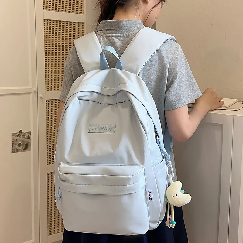 Backpack Men's Japanese Simple Large Capacity Korean Version Travel Women's Leisure Trend College Student School Bag
Backpack Men's Japanese Simple Large Capacity Korean Version Travel Women's Leisure Trend College Student School Bag
