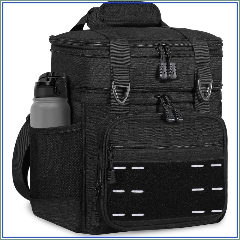 Tactical Insulated Lunch Bag - Large Expandable Cooler for Work, Outdoor, Trips, 16L
Tactical Insulated Lunch Bag - Large Expandable Cooler for Work, Outdoor, Trips, 16L