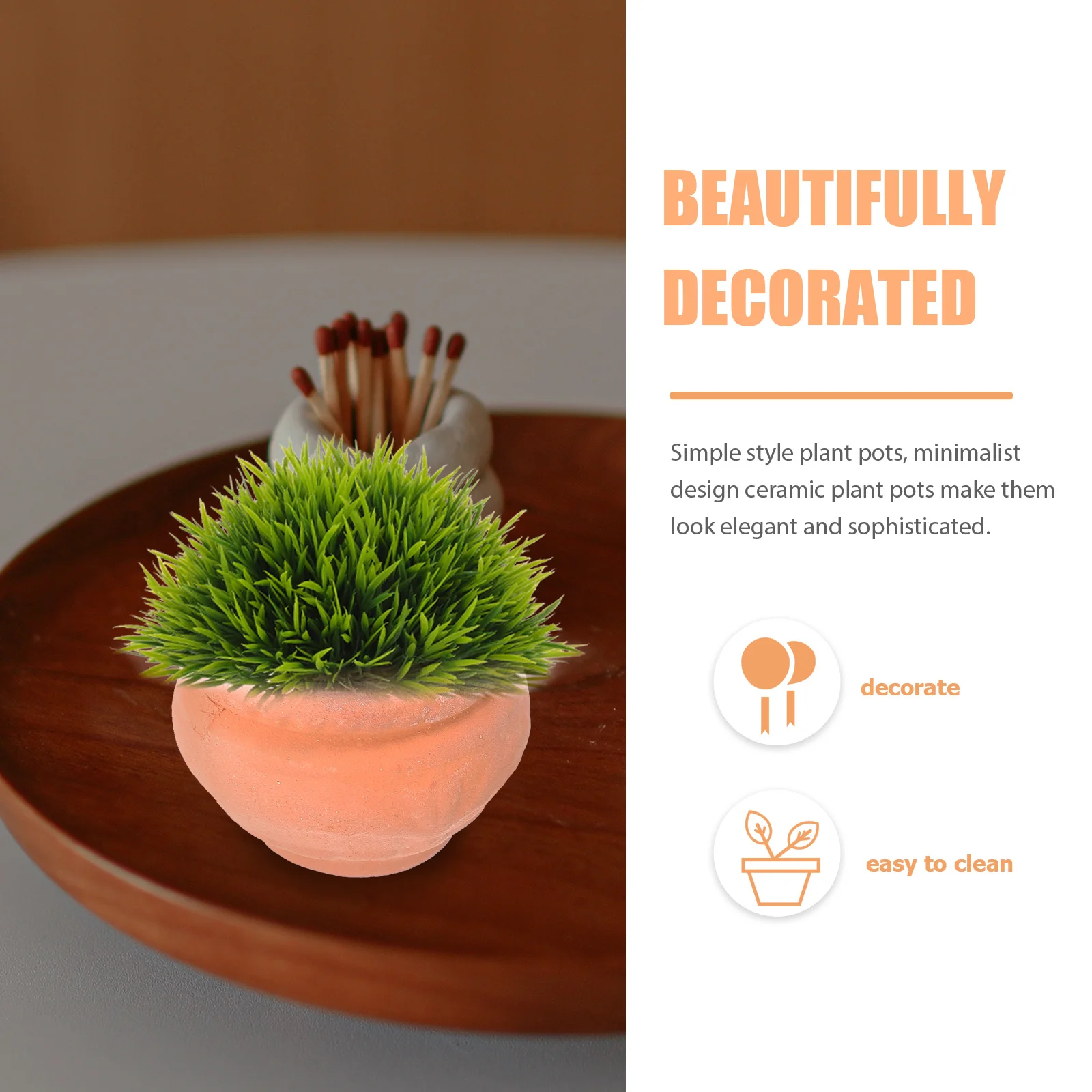 6Pcs Mini Red Clay Ceramic Nursery Planter Pots Lightweight Flower Containers for Succulent Indoor Outdoor Gardening
6Pcs Mini Red Clay Ceramic Nursery Planter Pots Lightweight Flower Containers for Succulent Indoor Outdoor Gardening