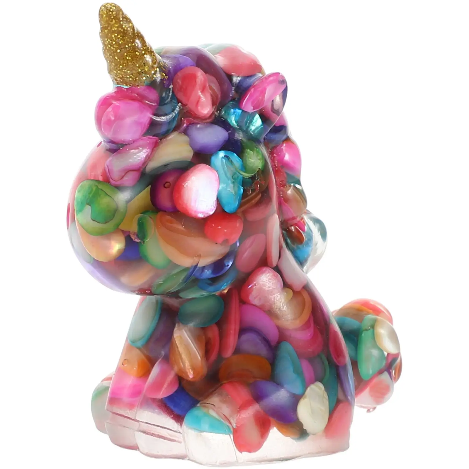 Colorful Unicorn Ornament and Animal Figurines for Desktop Decoration Hand Painted Figurine with Gemstone Orname
Colorful Unicorn Ornament and Animal Figurines for Desktop Decoration Hand Painted Figurine with Gemstone Orname