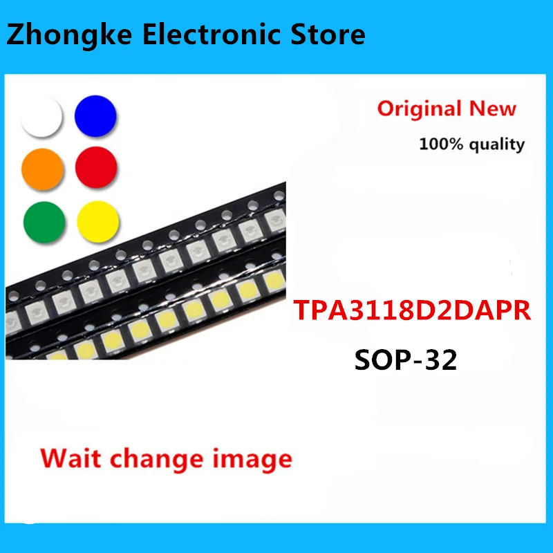 5-10 шт./лот TPA3118 TPA3118D2DAPR sop32 Мощный аудиомодуль
5-10 шт./лот TPA3118 TPA3118D2DAPR sop32 Мощный аудиомодуль