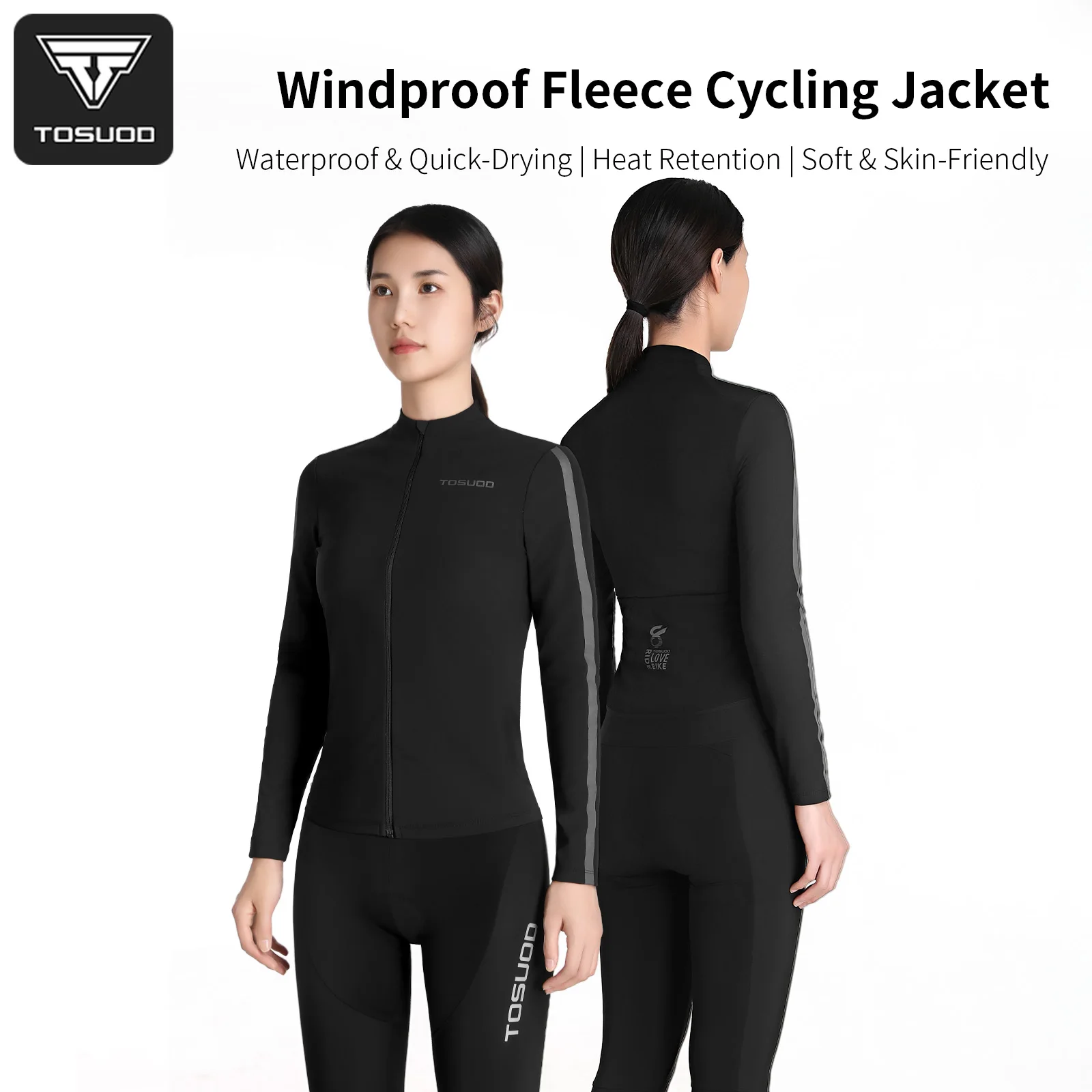 TOSUOD зимний велосипедный трикотаж женский флисовый ветрозащитный велосипедный костюм с карманами и подушкой теплое дышащее спортивное пальто на молнии
TOSUOD зимний велосипедный трикотаж женский флисовый ветрозащитный велосипедный костюм с карманами и подушкой теплое дышащее спортивное пальто на молнии