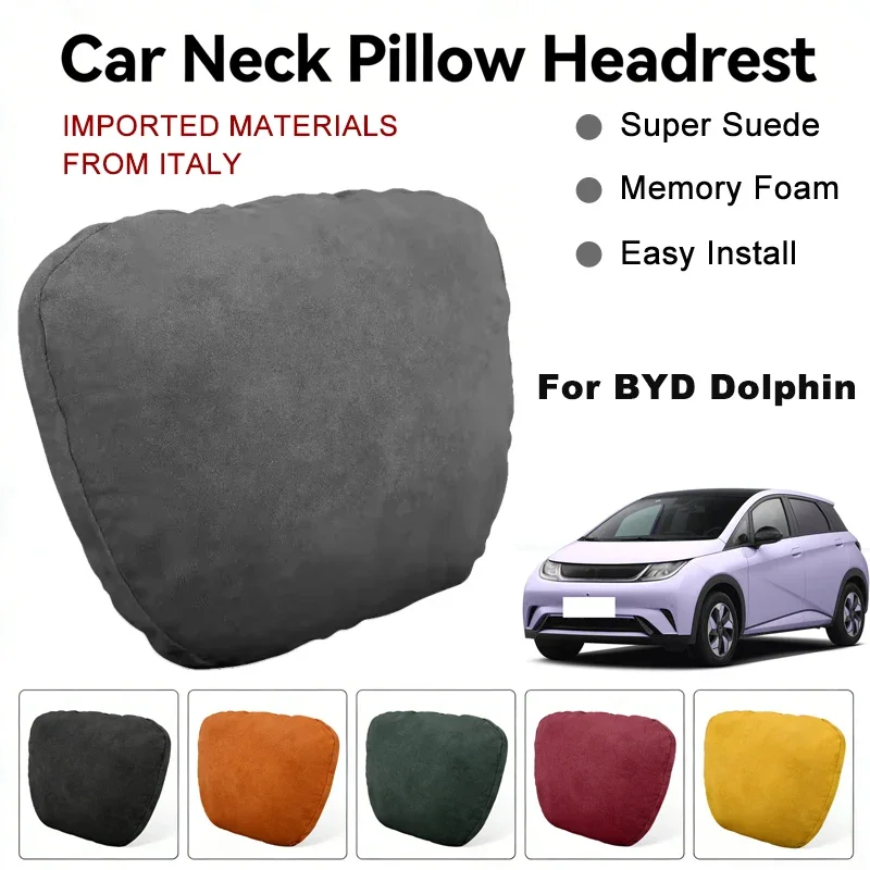 Italy Suede Car Neck Rest Pillow For BYD Dolphin Seat Head Neck Support Cushion Auto Interior Accessories
Italy Suede Car Neck Rest Pillow For BYD Dolphin Seat Head Neck Support Cushion Auto Interior Accessories