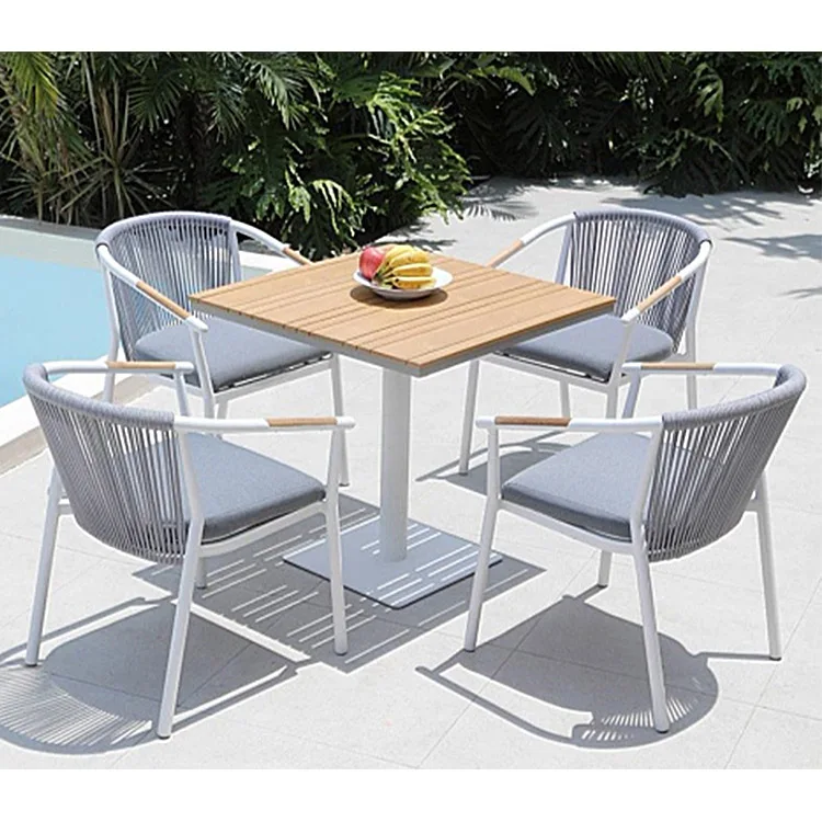 # Patio Outdoor Space Saving Dining Table Set Rectangular Modern Rope Garden Dining Table And Chairs Set
# Patio Outdoor Space Saving Dining Table Set Rectangular Modern Rope Garden Dining Table And Chairs Set