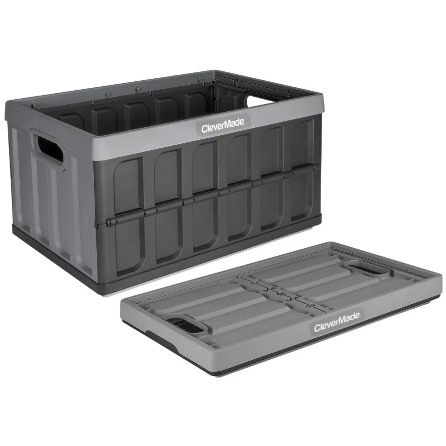Collapsible Storage Bin No Lid,46L, Stone, 1PK
Collapsible Storage Bin No Lid,46L, Stone, 1PK