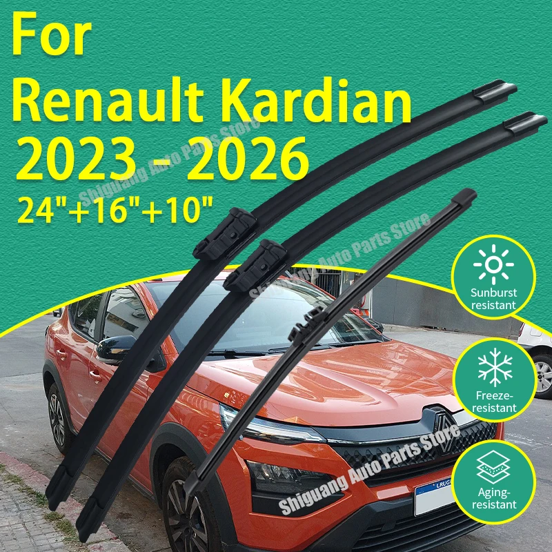 Front Rear Silicone Coating Wipers for Renault Kardian 2023 2024 2025 2026 Car Wiper Windshield Windscreen Blades Accessories
Front Rear Silicone Coating Wipers for Renault Kardian 2023 2024 2025 2026 Car Wiper Windshield Windscreen Blades Accessories