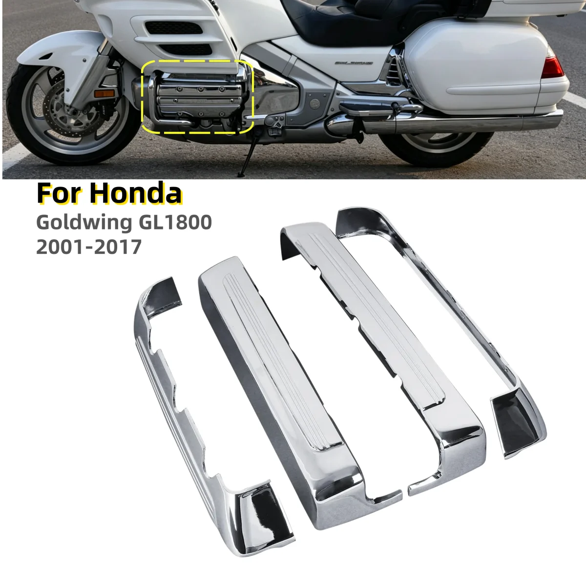 Хромированные накладки на клапаны для Honda Goldwing GL1800 2001-2017 F6B 2013-2017
Хромированные накладки на клапаны для Honda Goldwing GL1800 2001-2017 F6B 2013-2017