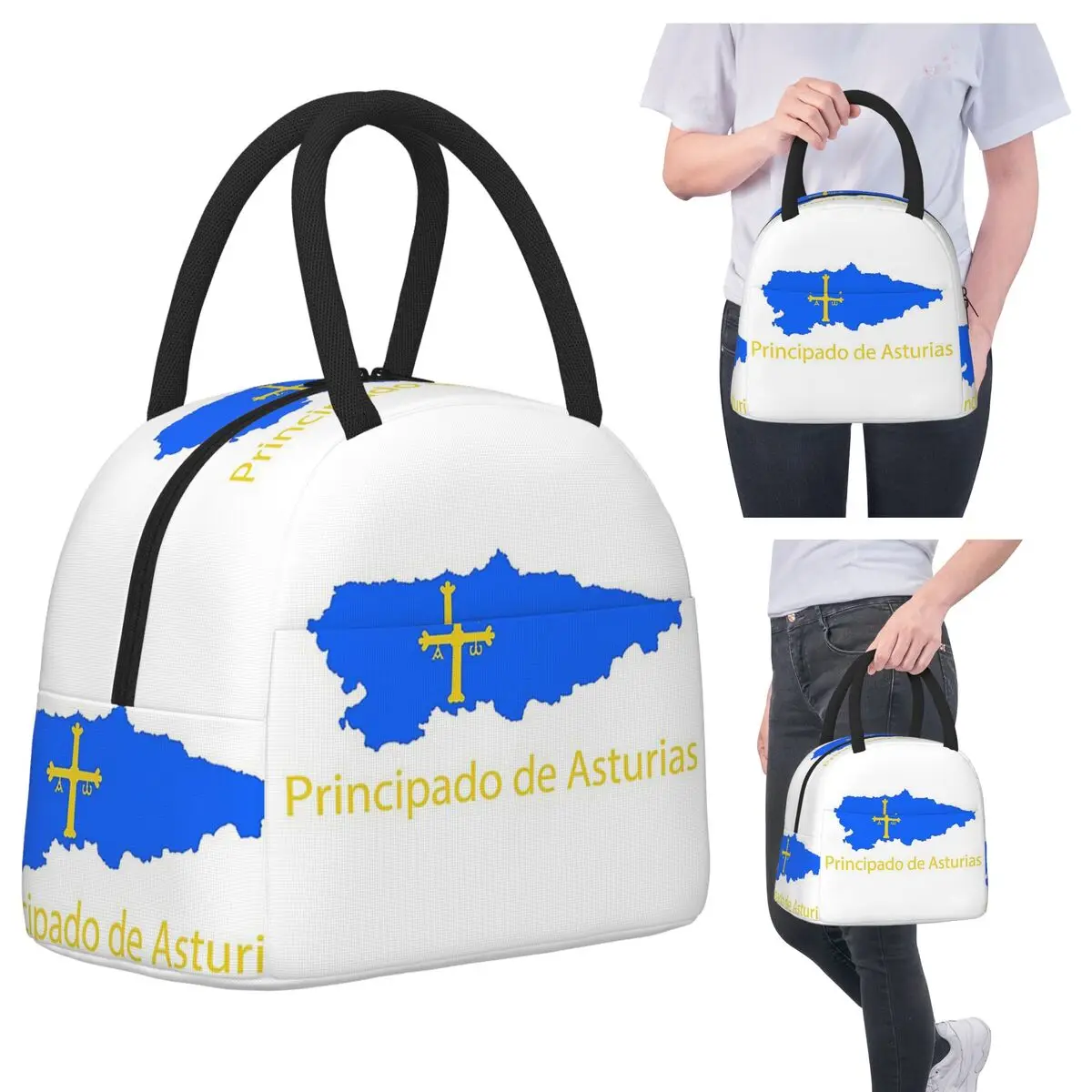 Asturias Flag Insulated Lunch Bag for Women Office Cooler Thermal Food Box Tote Leakproof Lunch Boxes Container
Asturias Flag Insulated Lunch Bag for Women Office Cooler Thermal Food Box Tote Leakproof Lunch Boxes Container