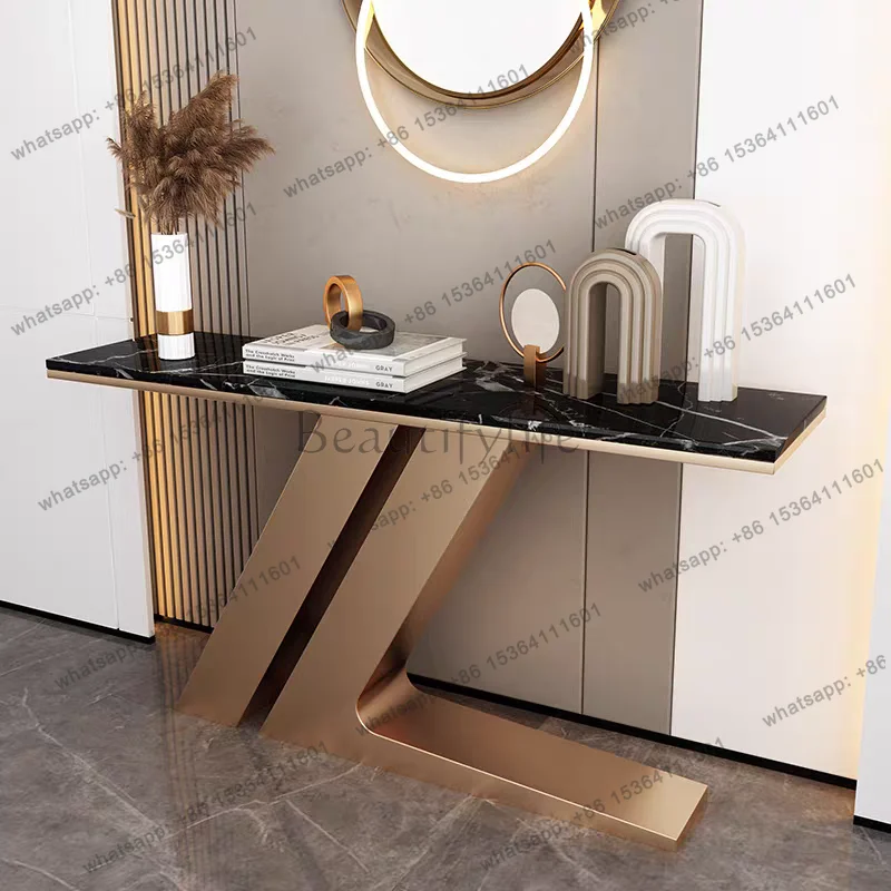 Creative Design Nordic Console Tables Luxury Simple Trendy Console Entrance Living Room Furniture Mesita Recibidor De Entrada
Creative Design Nordic Console Tables Luxury Simple Trendy Console Entrance Living Room Furniture Mesita Recibidor De Entrada