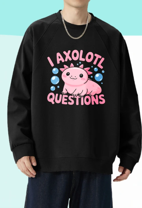 Футболка мужская осенняя спортивная одежда мужская спортивная футболка с длинным рукавом с графическим рисунком Axolotl Questions дышащая повседневная футболка с принтом топ в стиле Харадзюку
Футболка мужская осенняя спортивная одежда мужская спортивная футболка с длинным рукавом с графическим рисунком Axolotl Questions дышащая повседневная футболка с принтом топ в стиле Харадзюку