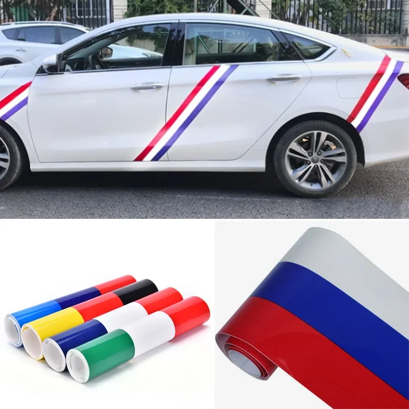 4M/Roll Car Pesonalized Three Color Sticker Russia Germany Italy French National Flag Sticker Auto Door Body Vinyl Decal Sticker
4M/Roll Car Pesonalized Three Color Sticker Russia Germany Italy French National Flag Sticker Auto Door Body Vinyl Decal Sticker