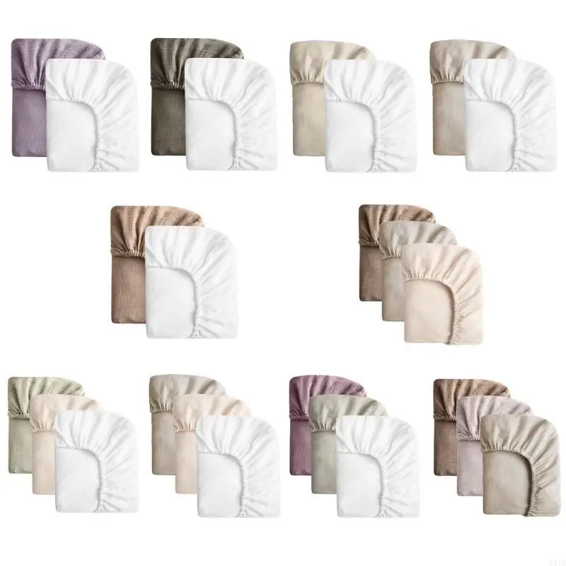 581F 2pcs/3pcs Breathable Baby Bed Sheet Boys Girls Crib Fitted Sheet Removable Slipcover Comfortable Bed Cover for Infant
581F 2pcs/3pcs Breathable Baby Bed Sheet Boys Girls Crib Fitted Sheet Removable Slipcover Comfortable Bed Cover for Infant