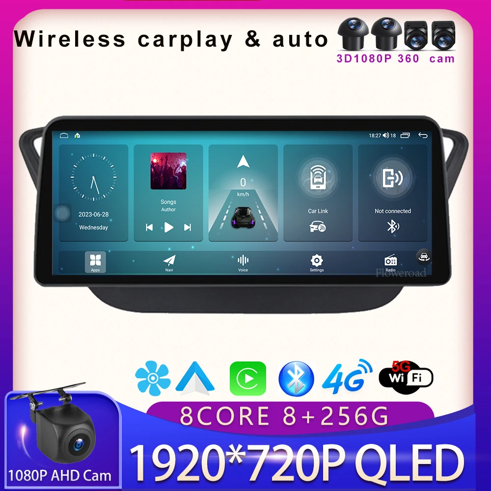 12,3 ''Android 13 автомобильный радиоприемник беспроводной Carplay для Hyundai Verna Solaris 2017-2018 мультимедийный плеер GPS авто 5GWiFi BT5.0 DVD
12,3 ''Android 13 автомобильный радиоприемник беспроводной Carplay для Hyundai Verna Solaris 2017-2018 мультимедийный плеер GPS авто 5GWiFi BT5.0 DVD