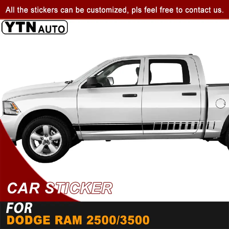 Simple Racing Stripe Side Door Body Decals Graphic Vinyl Sticker Decoration Car Accessories For Dodge Ram 2500/3500
Simple Racing Stripe Side Door Body Decals Graphic Vinyl Sticker Decoration Car Accessories For Dodge Ram 2500/3500
