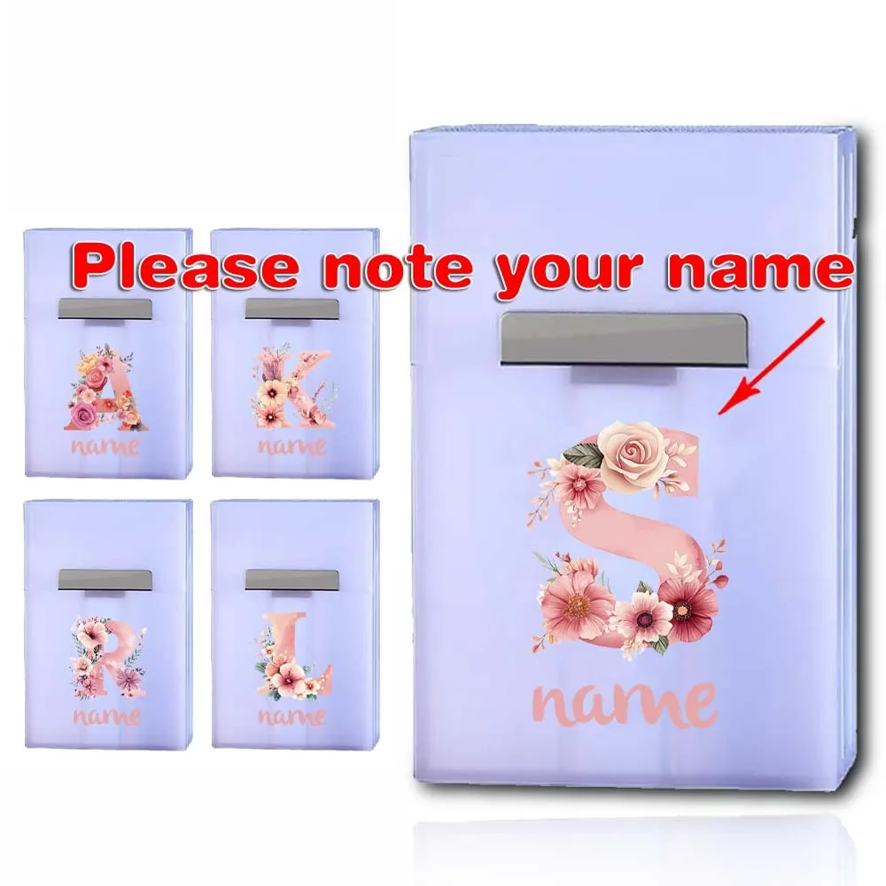 Customized Name Cigarette Case Protective Cover For Travel Tobacco Holder Hard Shell Box With Magnetic Buckle Personalized DIY
Customized Name Cigarette Case Protective Cover For Travel Tobacco Holder Hard Shell Box With Magnetic Buckle Personalized DIY
