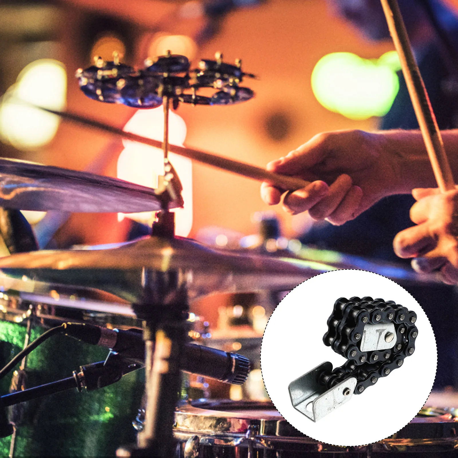 Creative Drum Pedal Chain Replacement Heavy-Duty Iron Simple Double Buckle Design Long Service Life Drum Kit Accessory Reliable
Creative Drum Pedal Chain Replacement Heavy-Duty Iron Simple Double Buckle Design Long Service Life Drum Kit Accessory Reliable