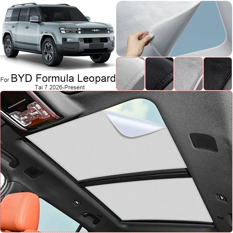 Car Suede Fabric Anti-uv Electrostatic Adsorption Sunroof Sunshade Heat Insulation Skylight For BYD Formula Leopard TAI 7 2026
Car Suede Fabric Anti-uv Electrostatic Adsorption Sunroof Sunshade Heat Insulation Skylight For BYD Formula Leopard TAI 7 2026