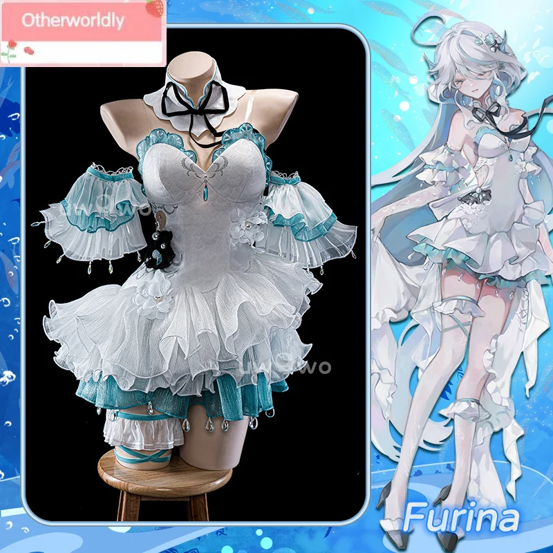 Женский косплей Genshin Impact Furina Focalors, косплей-Костюм Русалки, косплей-костюм, карнавал, Хэллоуин
Женский косплей Genshin Impact Furina Focalors, косплей-Костюм Русалки, косплей-костюм, карнавал, Хэллоуин