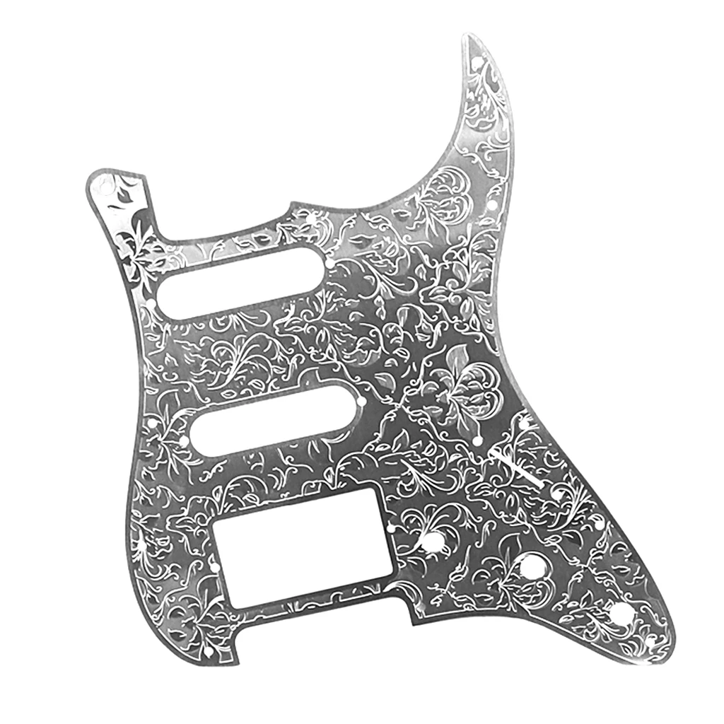 Металлическая накладка для гитары с 11 отверстиями для Fender Strat — защита от мелодии SSH с резным узором, стильный и прочный аксессуар для электрогитары
Металлическая накладка для гитары с 11 отверстиями для Fender Strat — защита от мелодии SSH с резным узором, стильный и прочный аксессуар для электрогитары