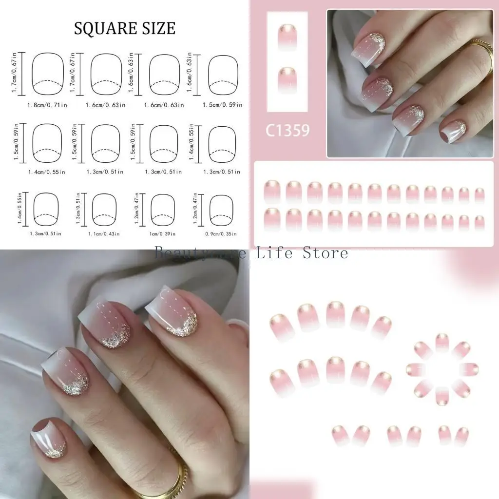 652C Pack Of 24 Glitters French Press On White False Artificial
652C Pack Of 24 Glitters French Press On White False Artificial