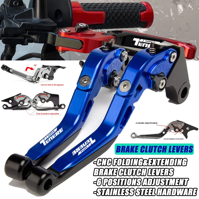For SUPERTENERE/XT1200ZE 2012-2018 2013 2014 2015 2016 2017 Folding Extendable Motorcycle Brake Clutch Levers Accessories
For SUPERTENERE/XT1200ZE 2012-2018 2013 2014 2015 2016 2017 Folding Extendable Motorcycle Brake Clutch Levers Accessories
