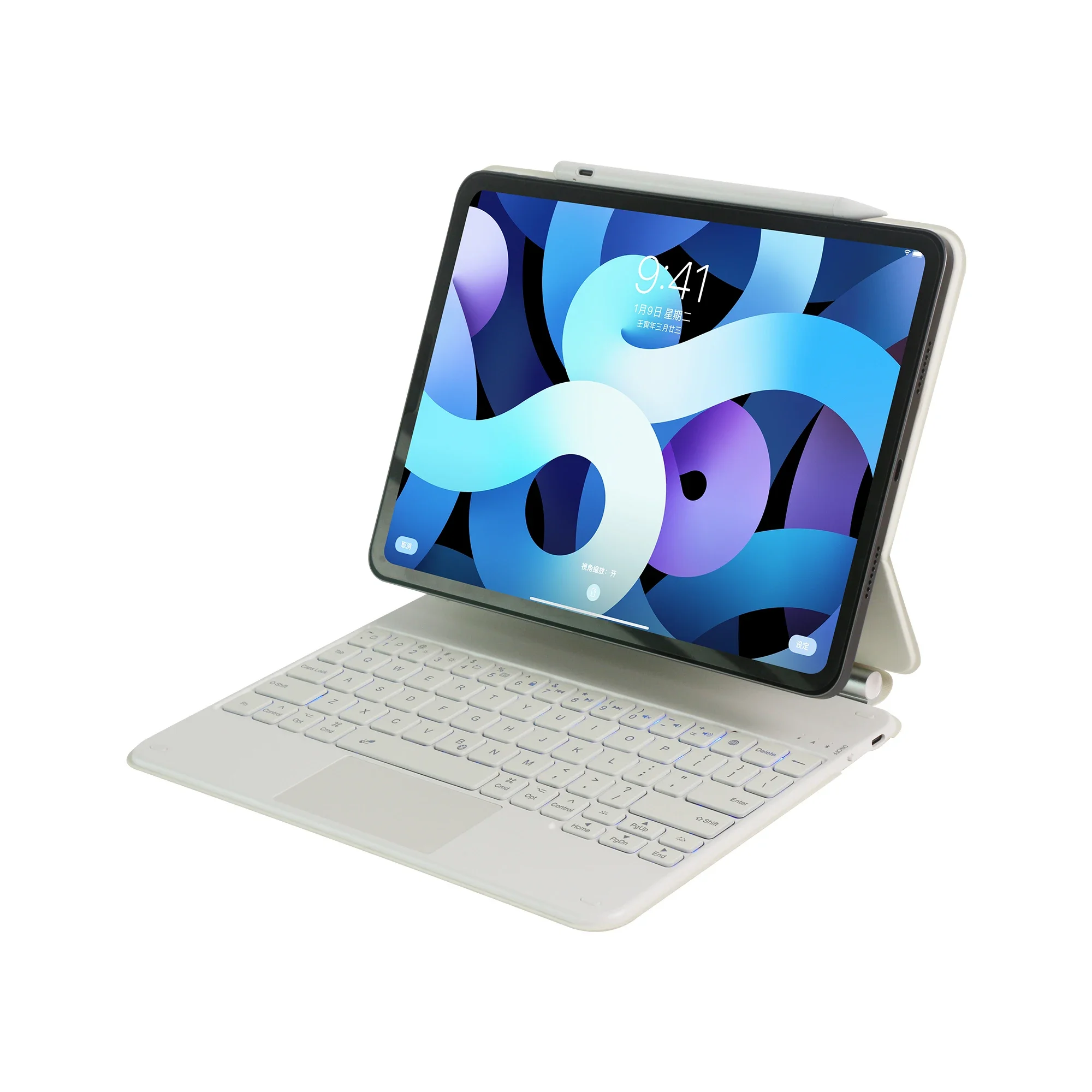 New Arrival Magic Wireless Keyboard Colorful Backlight Mousepad USB Interface Leather Case Trackpad for iPad 10.9 Pro 11 Inch
New Arrival Magic Wireless Keyboard Colorful Backlight Mousepad USB Interface Leather Case Trackpad for iPad 10.9 Pro 11 Inch