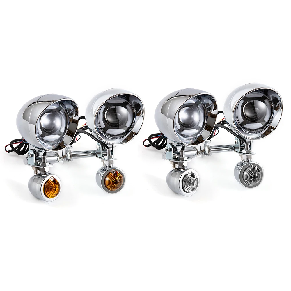 For Touring Yamaha Suzuki Chrome Universal Motorcycle Spot Light Turn Signal Lamp Driving Passing Auxiliary Indicator 1 Set
For Touring Yamaha Suzuki Chrome Universal Motorcycle Spot Light Turn Signal Lamp Driving Passing Auxiliary Indicator 1 Set