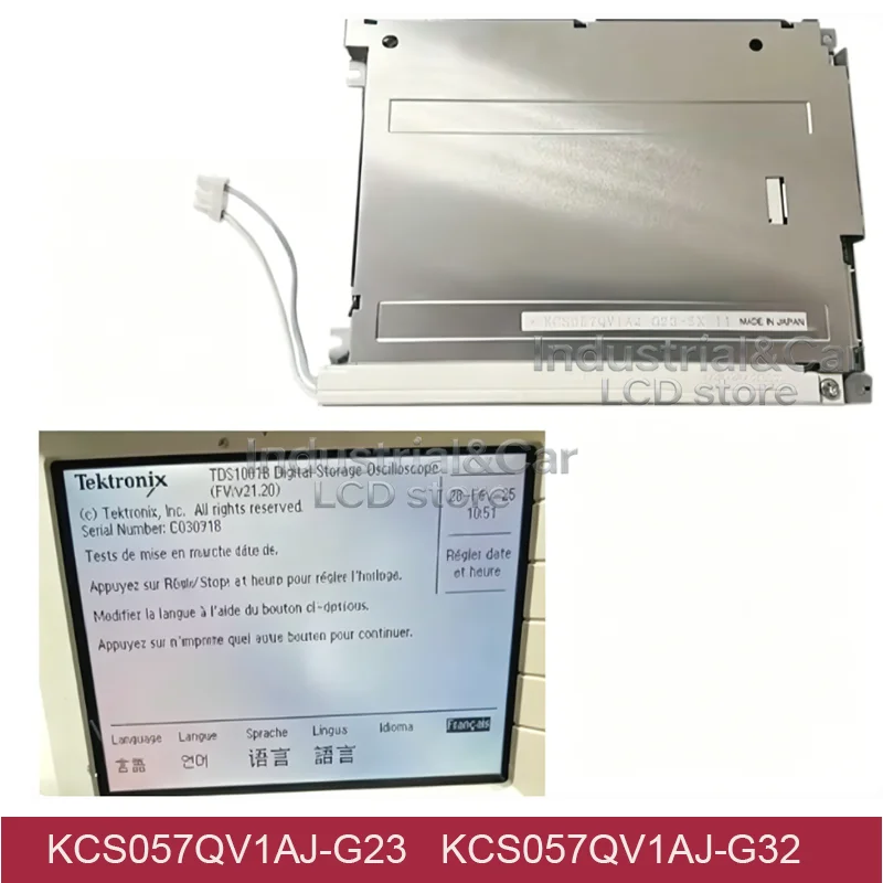 KCS057QV1AJ-G23 KCS057QV1AJ-G32 Original 5.7 Inch Grade A+ quality 320*240 LCD Display Screen Panel KCS057QV1AJ G23 G32
KCS057QV1AJ-G23 KCS057QV1AJ-G32 Original 5.7 Inch Grade A+ quality 320*240 LCD Display Screen Panel KCS057QV1AJ G23 G32