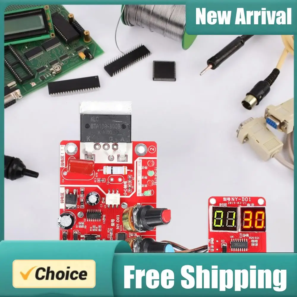 Transformer Controller Board Adjustable Time Current Spot Welder Controller Digital Display Portable DIY Battery Accessories
Transformer Controller Board Adjustable Time Current Spot Welder Controller Digital Display Portable DIY Battery Accessories