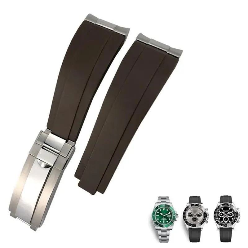 PCAVO Metal Link Rubber Watchband Curved End 20mm Sport Strap for Rolex Daytona GMT Watch Yacht Master Submariner Fashion Green
PCAVO Metal Link Rubber Watchband Curved End 20mm Sport Strap for Rolex Daytona GMT Watch Yacht Master Submariner Fashion Green