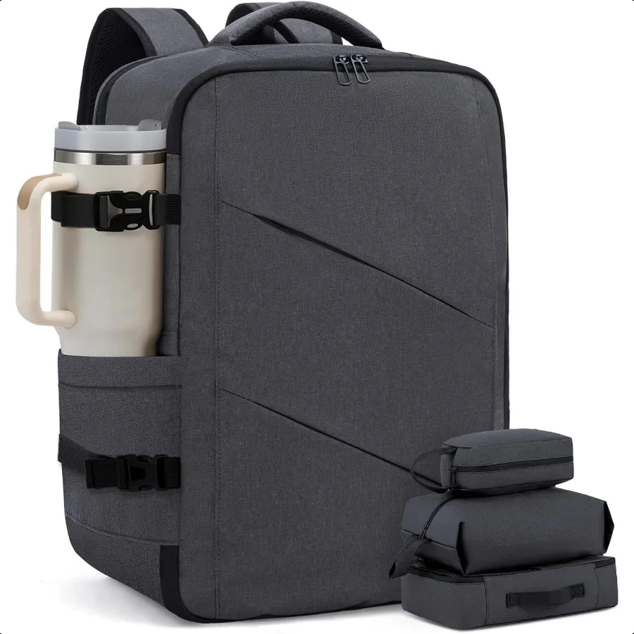Travel Carry on Backpack Large 40L Personal Item Travel Bag for Men Women Flight Appd with 3 Packing Cubes Suitcase Water Resis
Travel Carry on Backpack Large 40L Personal Item Travel Bag for Men Women Flight Appd with 3 Packing Cubes Suitcase Water Resis