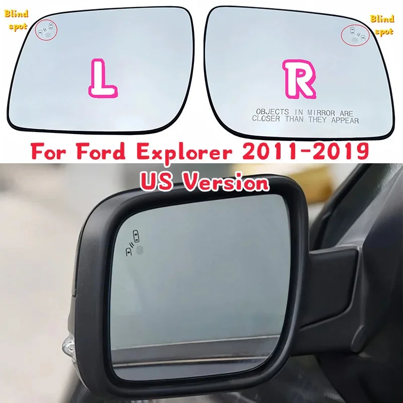 Replacement For Ford Explorer 2011-2019 US Version Car Side Heated Blind Spot Warning Wing Rear Mirror Glass
Replacement For Ford Explorer 2011-2019 US Version Car Side Heated Blind Spot Warning Wing Rear Mirror Glass