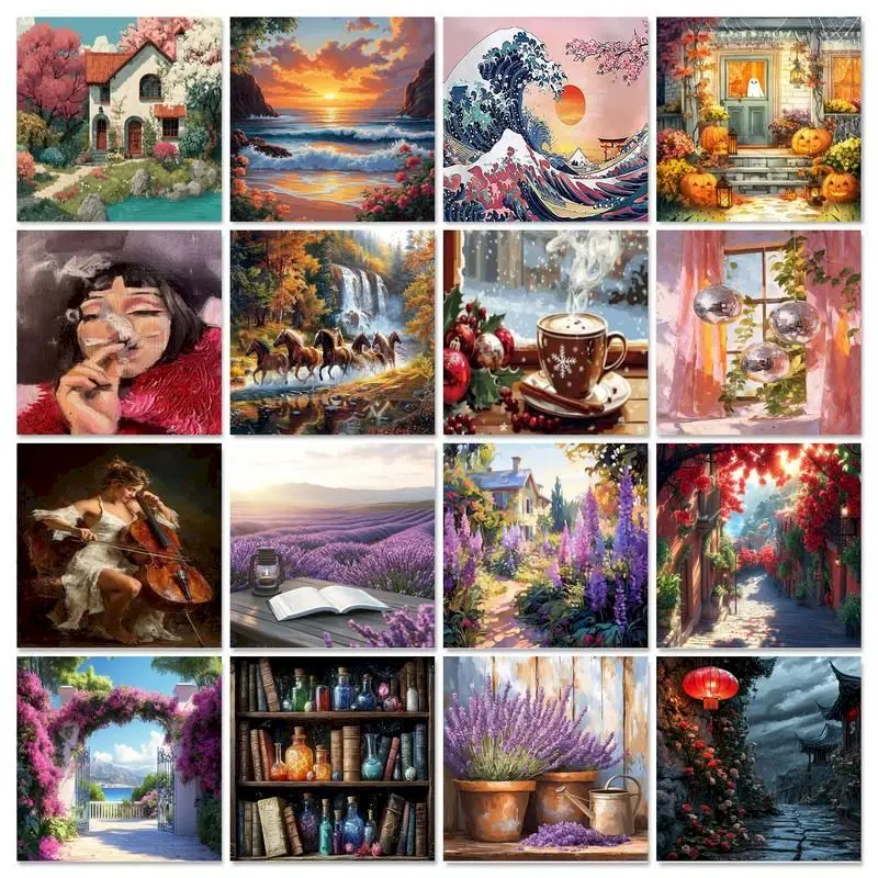 GATYZTORY Picture By Number Flower Landsape Kits DIY Gift Painting By Number Animal On Canvas HandPainted Home Decoration Gift
GATYZTORY Picture By Number Flower Landsape Kits DIY Gift Painting By Number Animal On Canvas HandPainted Home Decoration Gift