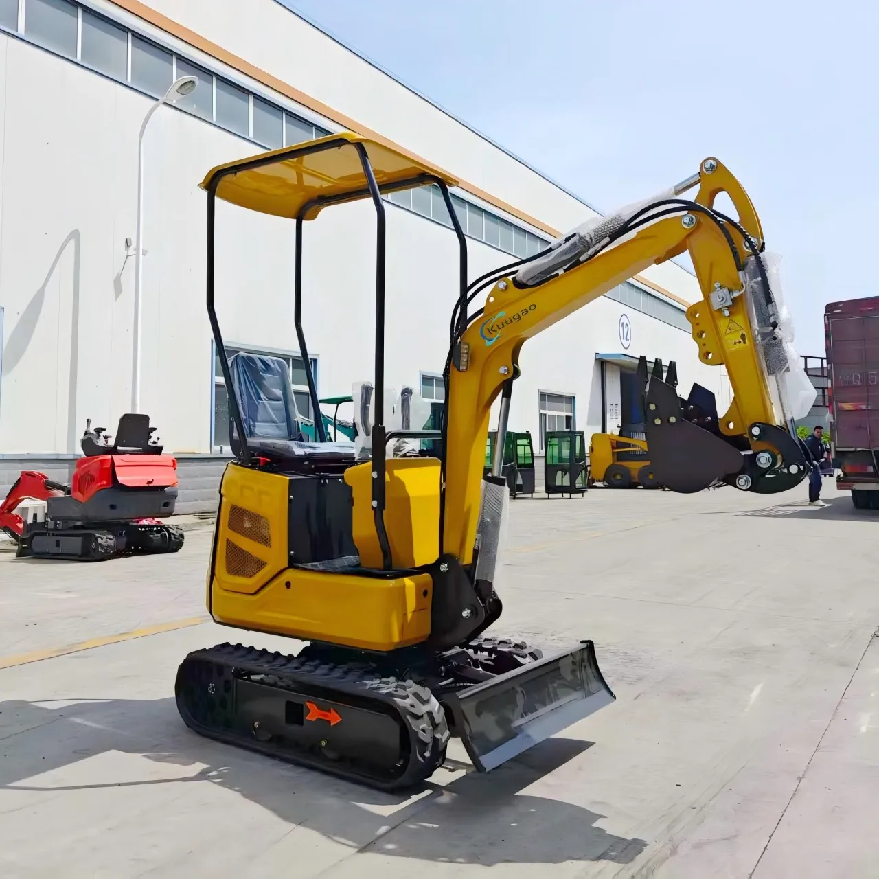 Mini Excavator 1.8-2 Ton EPA EURO5 Kubota Engine Small Digger Bagger Farm Machine Customizable 1-3 Ton Options Free Shipping
Mini Excavator 1.8-2 Ton EPA EURO5 Kubota Engine Small Digger Bagger Farm Machine Customizable 1-3 Ton Options Free Shipping
