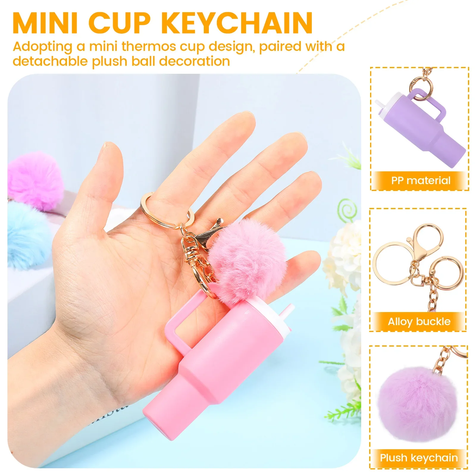 8/12pcs Mini Stanley Cup Keychain Cute Tumbler Lip Balm Storage Box Accessories Key Holder Backpack Decor Holder Ornaments
8/12pcs Mini Stanley Cup Keychain Cute Tumbler Lip Balm Storage Box Accessories Key Holder Backpack Decor Holder Ornaments