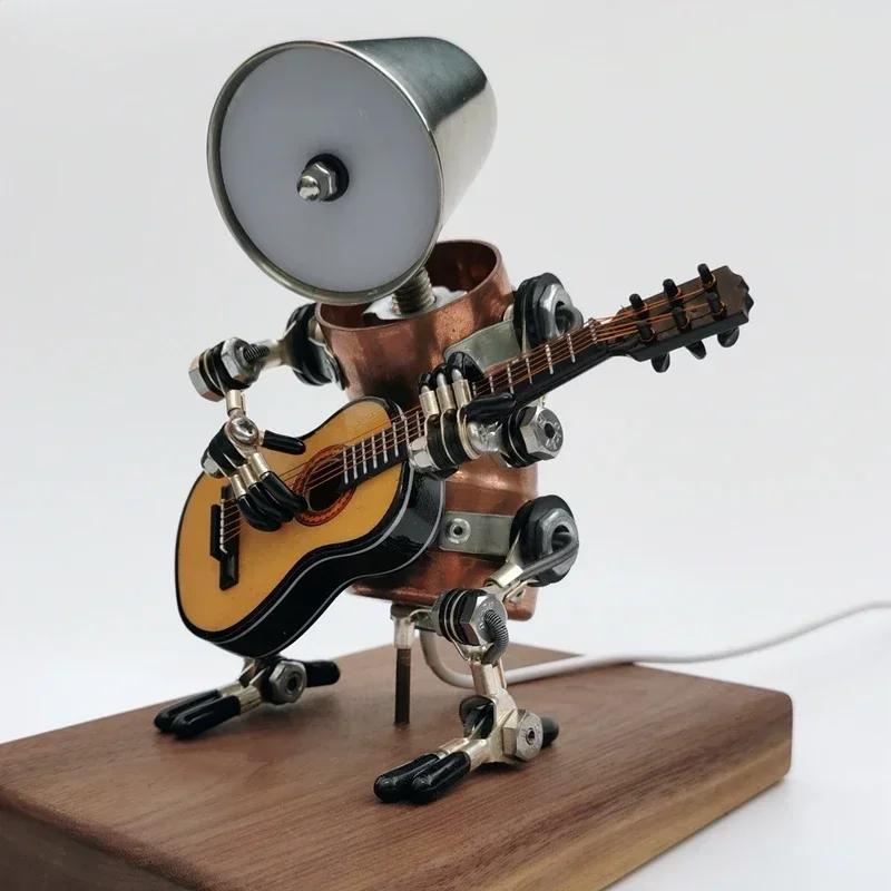 Xuancheng prefect, industrial style metal punk handmade robot tabletop ornament decorative musical instrument guitar bass
Xuancheng prefect, industrial style metal punk handmade robot tabletop ornament decorative musical instrument guitar bass