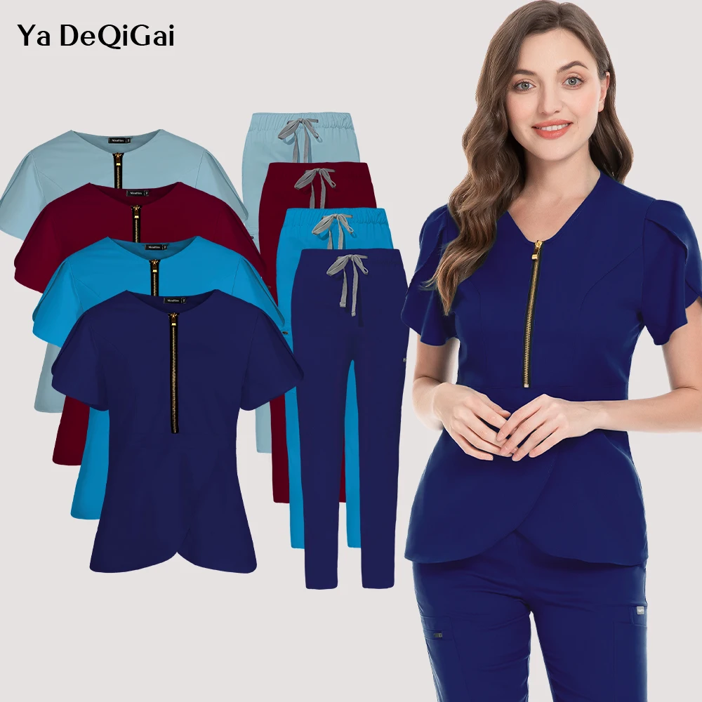 High-end Pet Hospital Uniforms Operating Room Suit Clinic Doctor Nurse Clothes Beauty Salon Spa Workwear Medical Clothing Women
High-end Pet Hospital Uniforms Operating Room Suit Clinic Doctor Nurse Clothes Beauty Salon Spa Workwear Medical Clothing Women