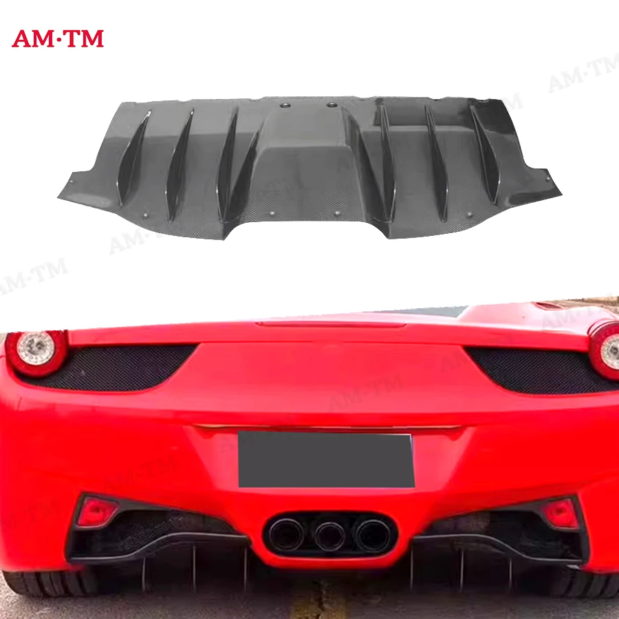 Диффузор заднего бампера автомобиля из углеродного волокна для Ferrari 458, задние сплиттеры, спойлер, задний шунт для губ, модифицированный и модернизированный комплект кузова
Диффузор заднего бампера автомобиля из углеродного волокна для Ferrari 458, задние сплиттеры, спойлер, задний шунт для губ, модифицированный и модернизированный комплект кузова