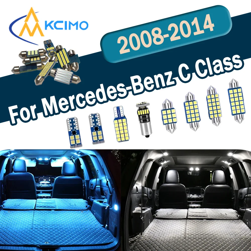 Enhanced Brightness CANBUS No Error LED Interior Light Kit For Mercedes-Benz C Class S204 Estate 2008-2014 Map Lights Bulbs Set
Enhanced Brightness CANBUS No Error LED Interior Light Kit For Mercedes-Benz C Class S204 Estate 2008-2014 Map Lights Bulbs Set