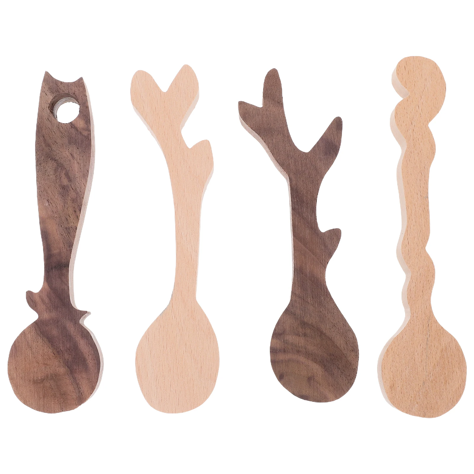 4pcs Spoon Spoon Carving Wood Whittler DIY Kits Wood Blanks Handicraft Beginner Hobbyist Soft Mould Wooden Craft
4pcs Spoon Spoon Carving Wood Whittler DIY Kits Wood Blanks Handicraft Beginner Hobbyist Soft Mould Wooden Craft
