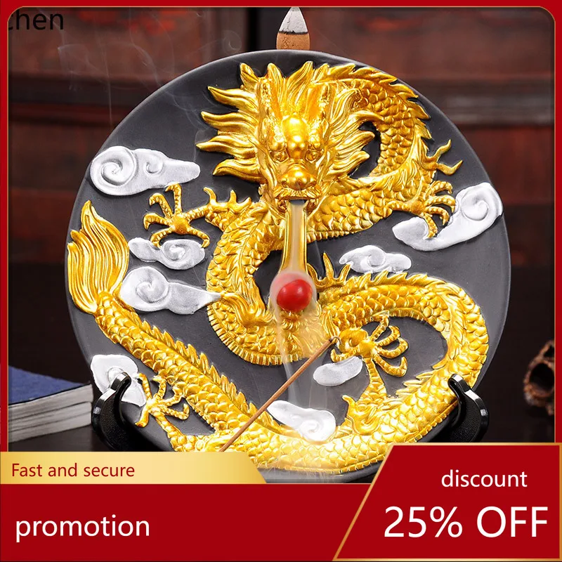 Cz zen ceramic backflow incense burner agarwood sandalwood dragon purple sand aromatherapy burner room stand ornament
Cz zen ceramic backflow incense burner agarwood sandalwood dragon purple sand aromatherapy burner room stand ornament