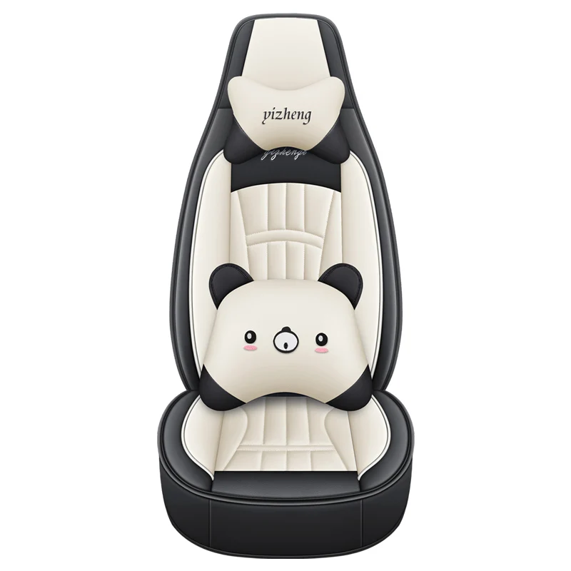 Front single-seat car seat covers, cartoon headrest and lumbar support, suitable for models with front one-piece head seats
Front single-seat car seat covers, cartoon headrest and lumbar support, suitable for models with front one-piece head seats